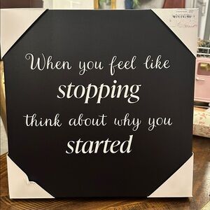 Inspirational Black and White Wall Art